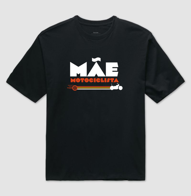 Oversized Mãe Motociclista