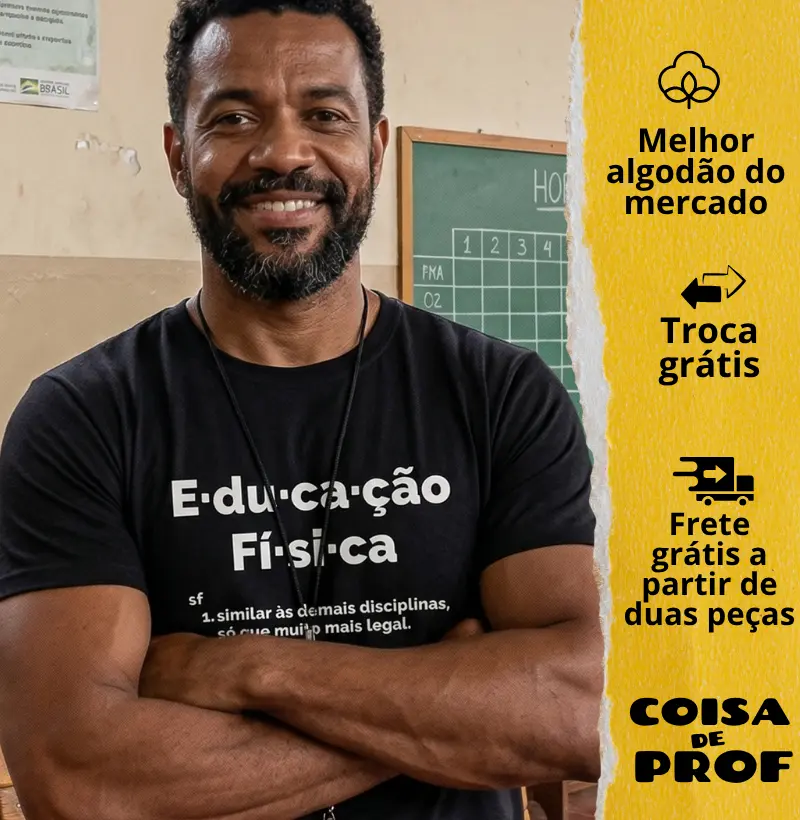 Camiseta Verbete Educação Física