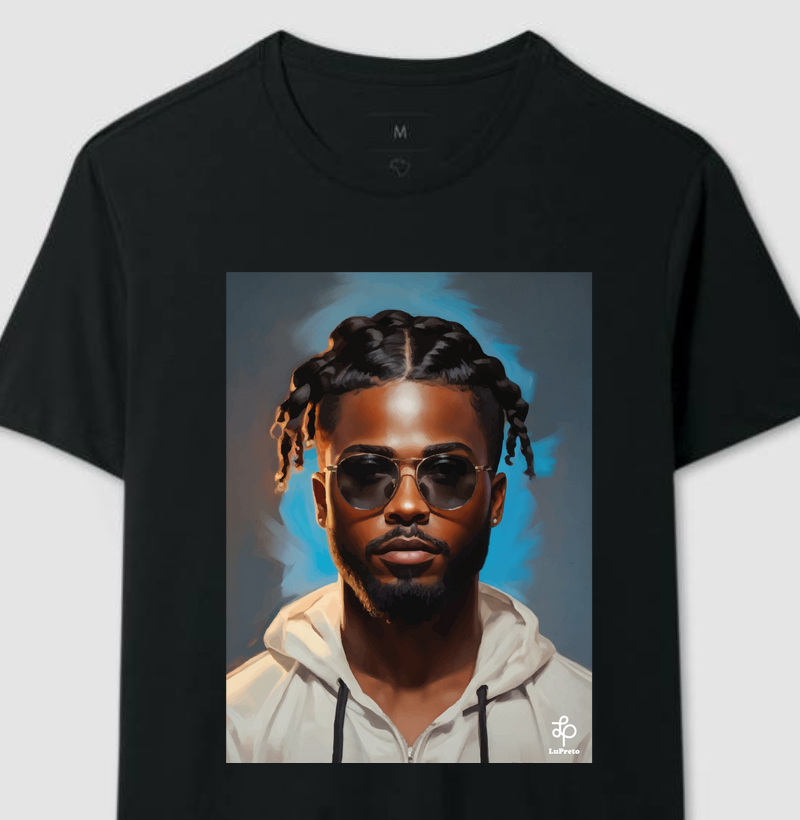 Homem Jaqueta branca óculos