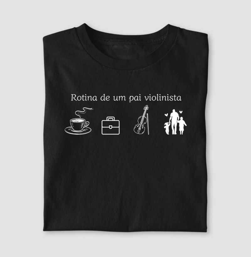 Rotina de um pai violinista