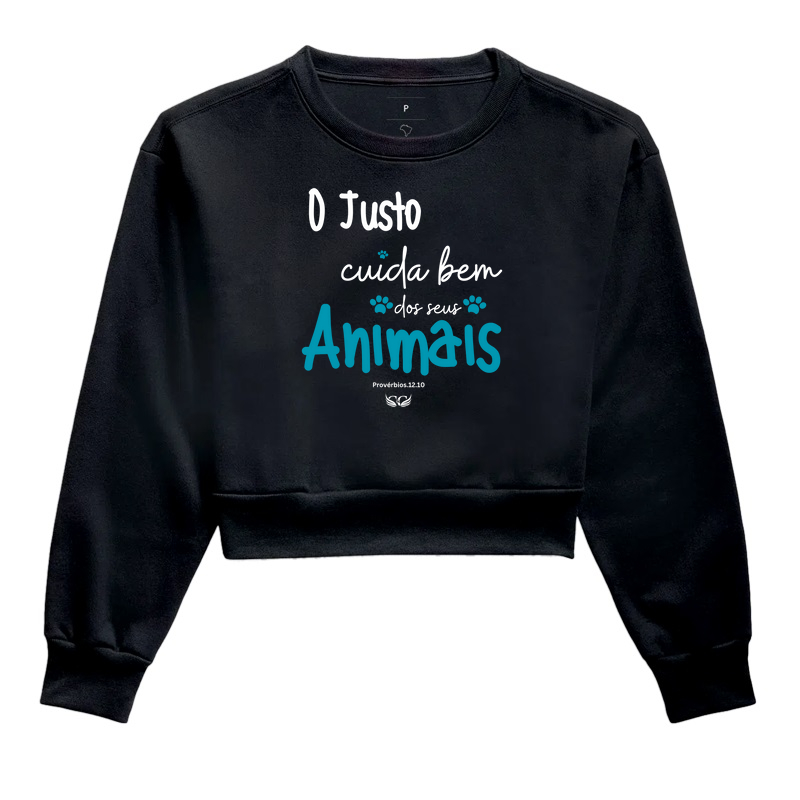 Camiseta Personalizada O justo cuida bem dos seus animais. Pv 12.10