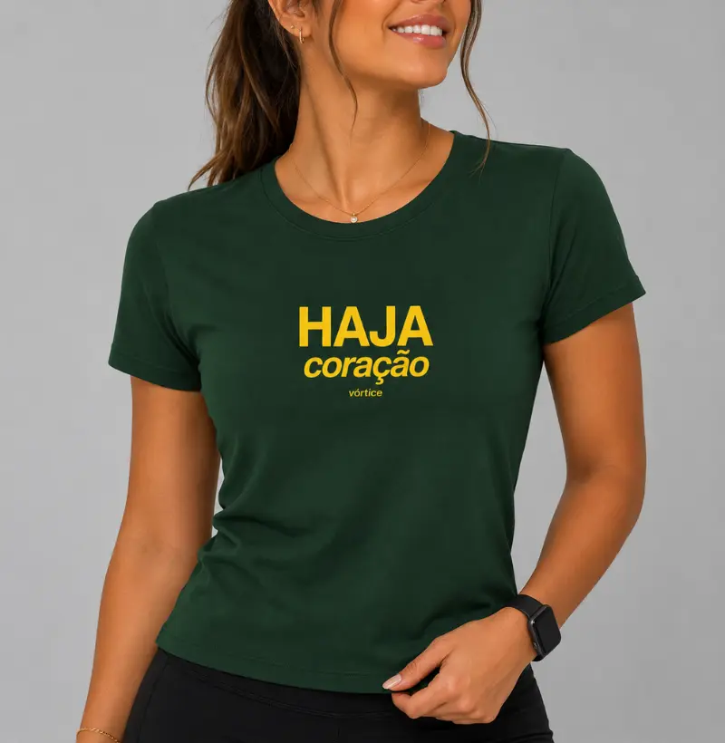 Baby look - Haja coração