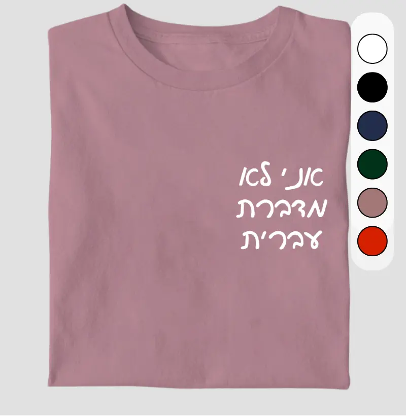 Ani Lo Medaberet Ivrit (Eu não sei falar hebraico - para mulheres)