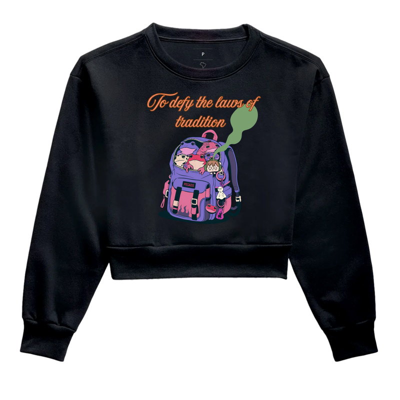 to defy - Cropped Moletom