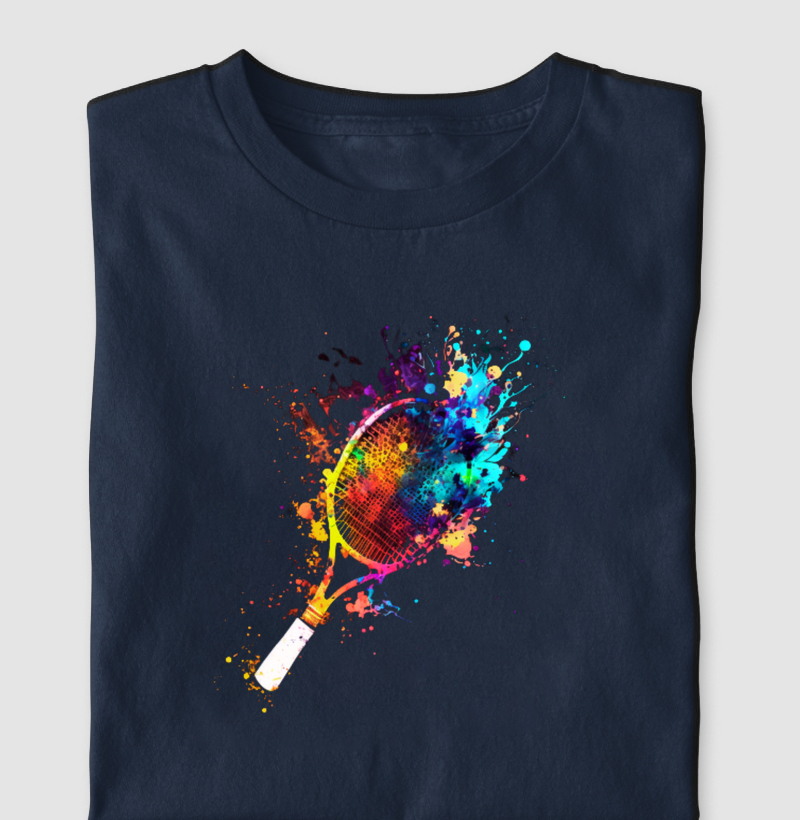 Colorfull tennis racket
