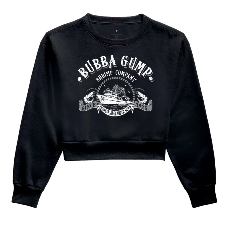 Bubba Gump Shrimp Company - Cropped Moletom