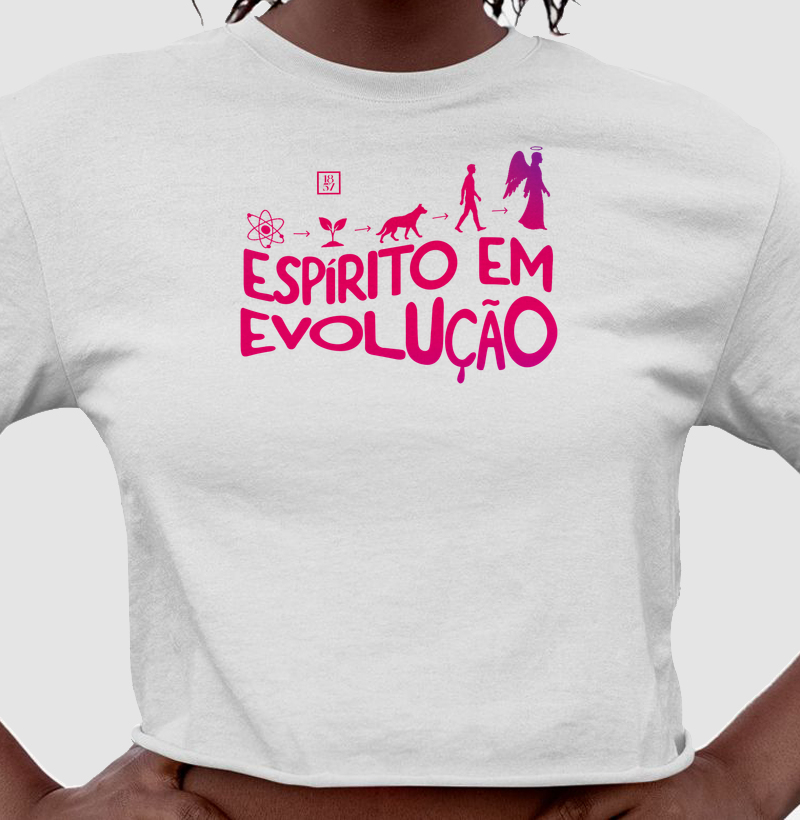 Camiseta Espírito em Evolução - Cropped