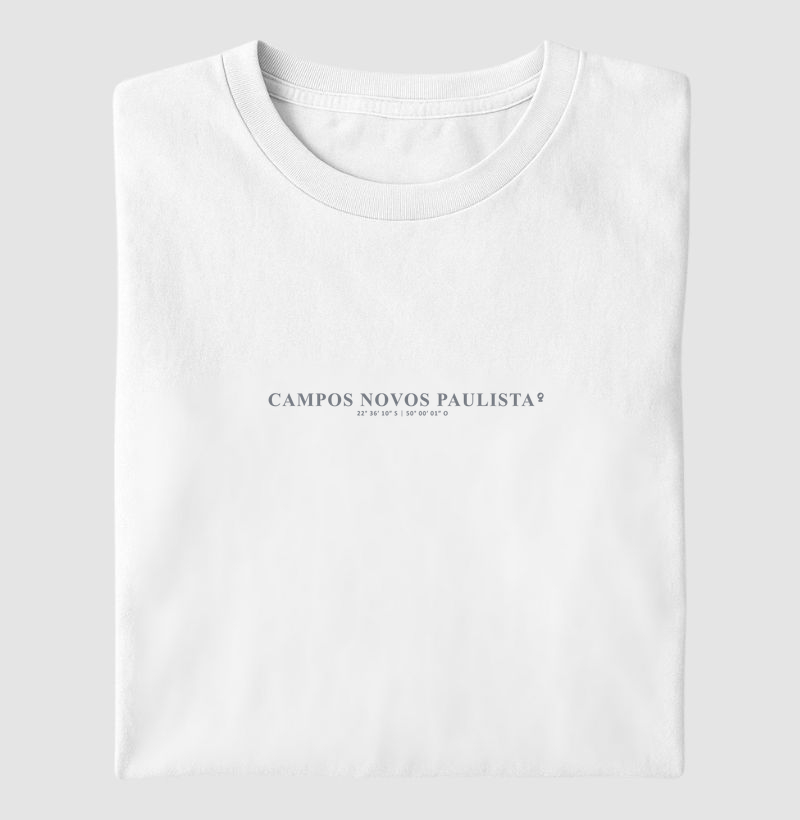 Campos Novos Paulista (SP) | Tipografia
