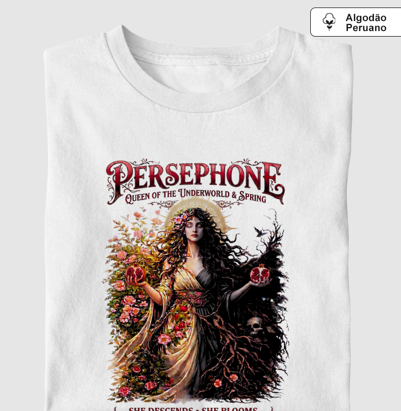 Perséfone Festival - Camiseta Algodão Peruano