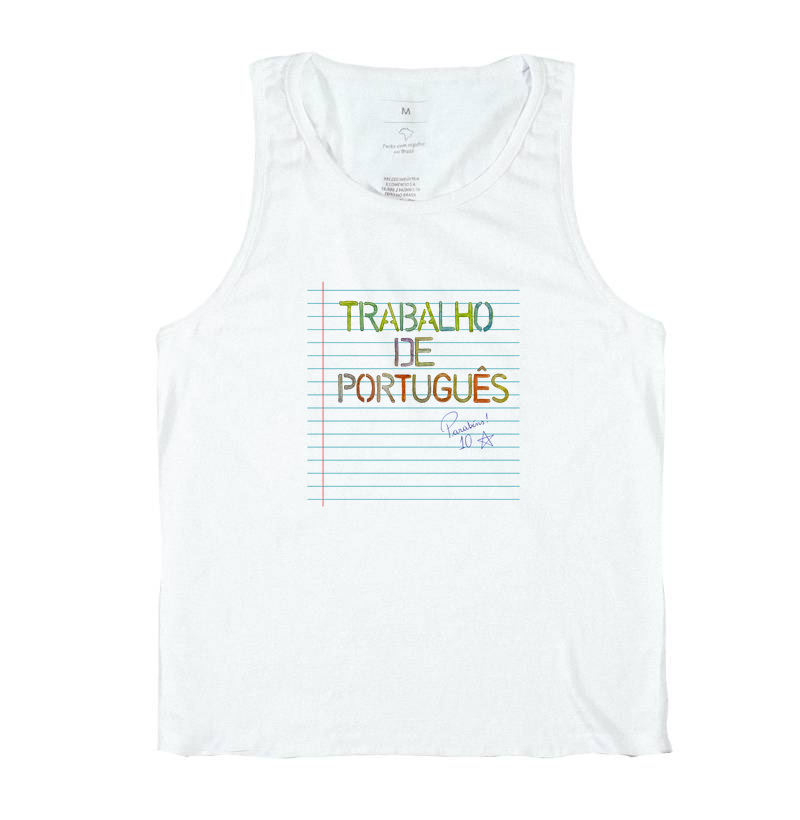 Trabalho de Português (trabalho em folha de almaço)