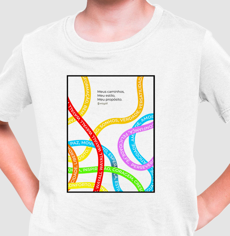 Camiseta Infantil - Meu Caminho, meu estilo, meu propósito