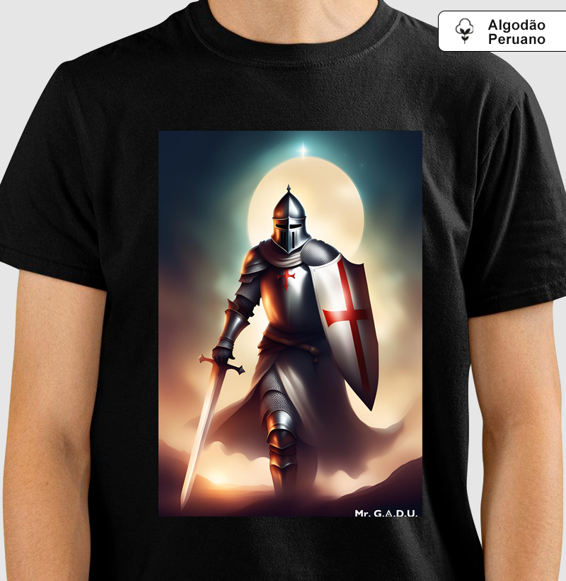 Camiseta Templários 3 - Mr. GADU - Algodão Peruano