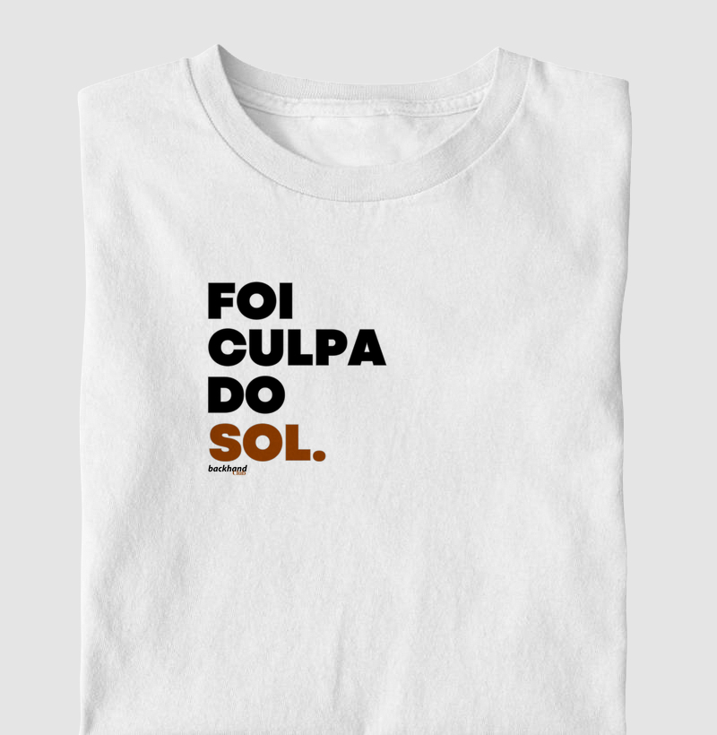 Foi culpa do sol. 🌞🎾😂