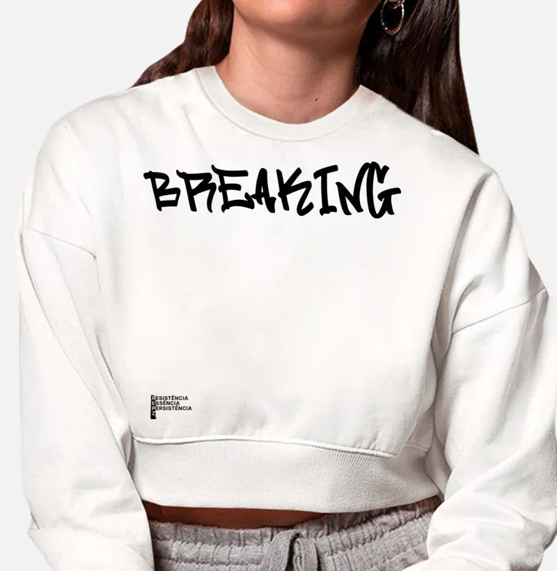 REPZ BREAKING MOLETOM CROPPED III