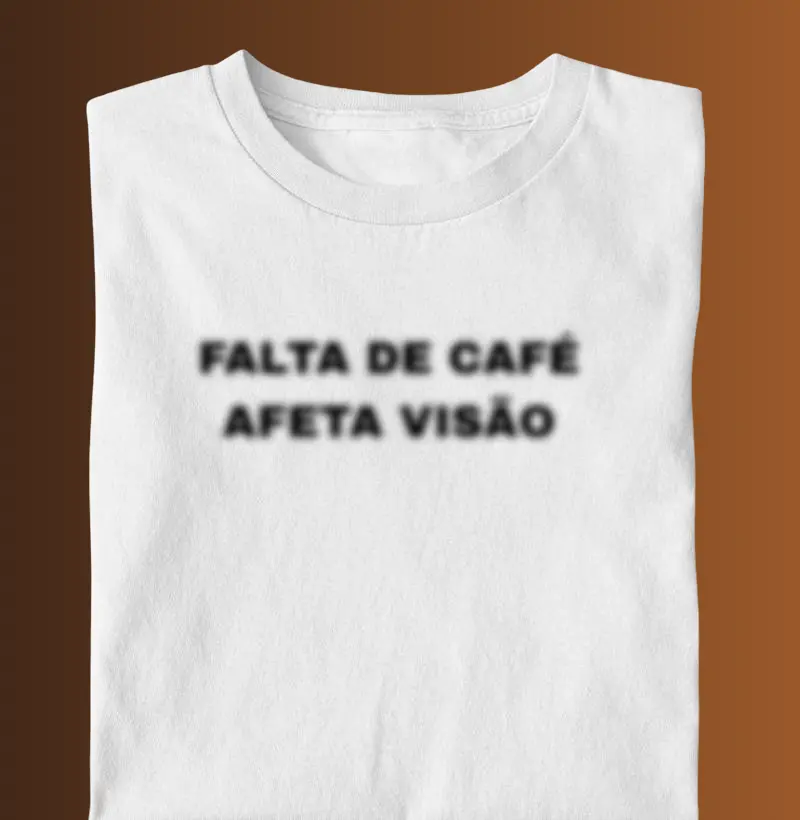 Falta de café afeta visão