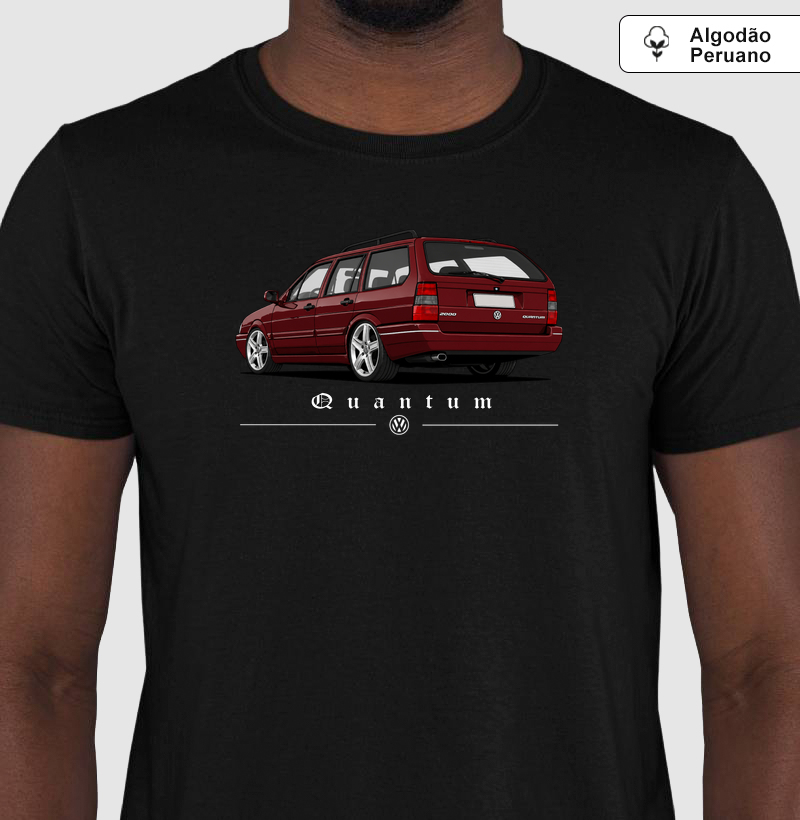 Camiseta em algodão peruano Santana Quantum
