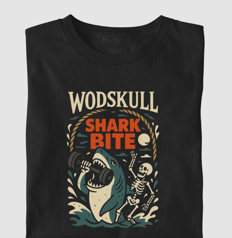 Camiseta Wodskull Shark Bite