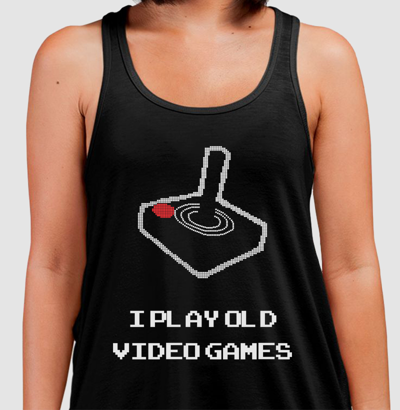 Old Gamer Joystick – Think Tee