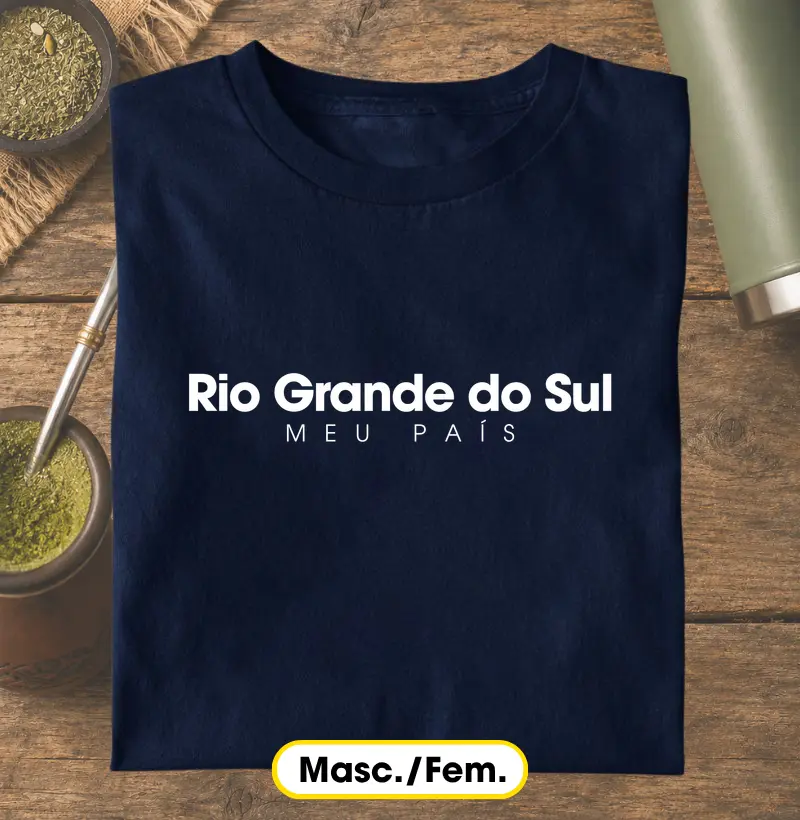 RS meu país - Camiseta