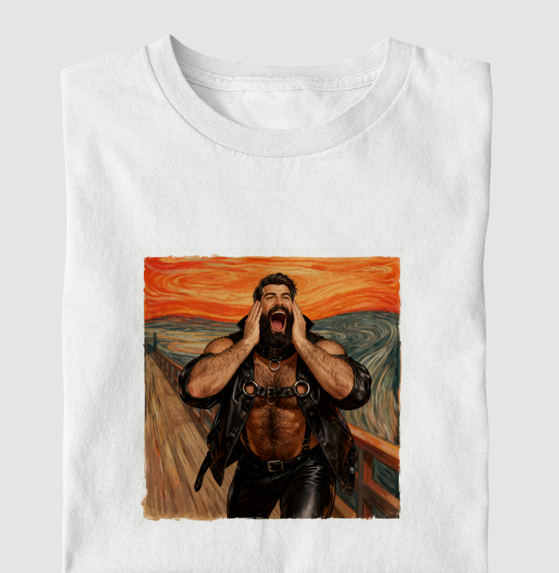 O Grito Leather Bear | Coleção Ô Bicha - Camiseta