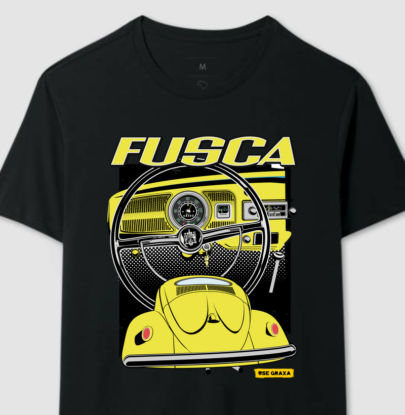 Fusca com Painel Amarelo