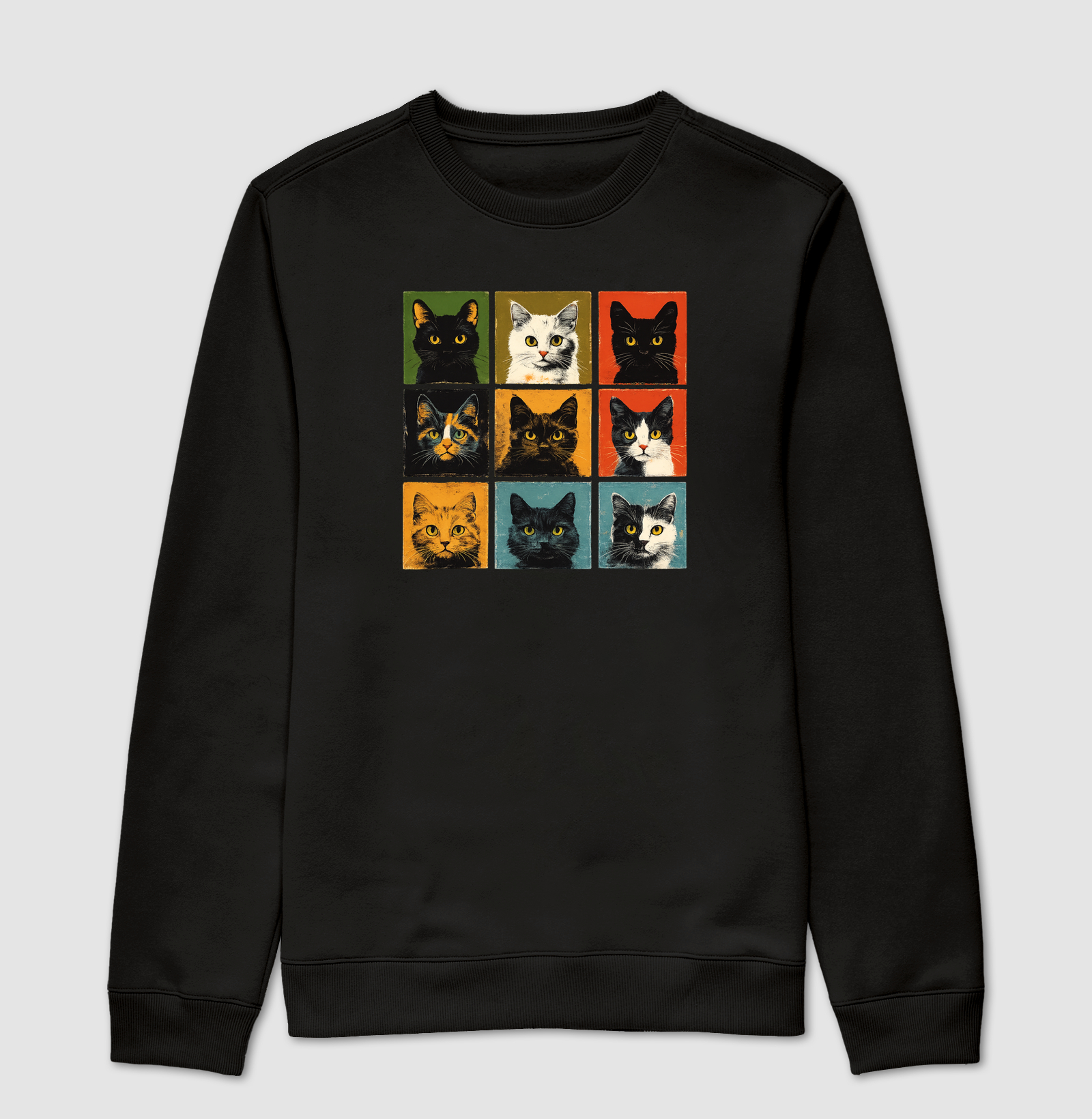 Camiseta Retratos de Gatos