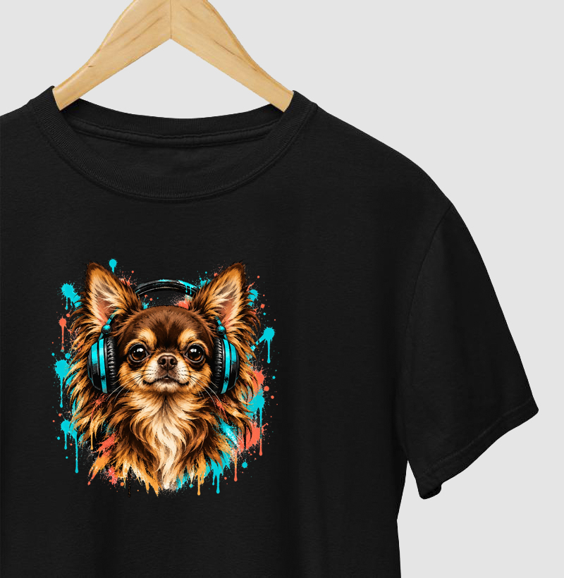 Cachorro Urbano com Fone 2 - Camiseta