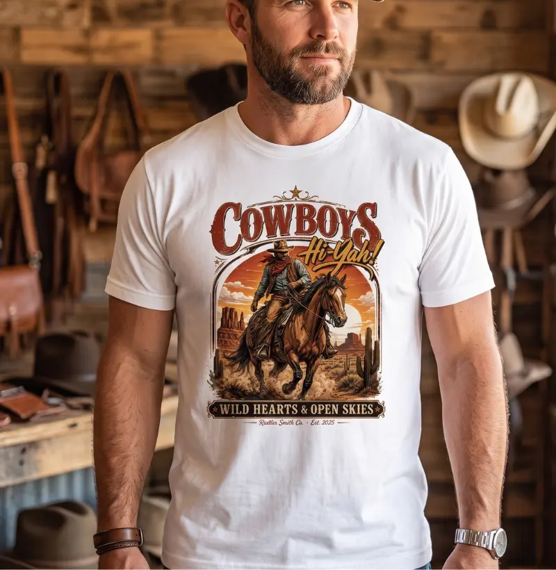 Camiseta Country Cowboy Hi-Yah