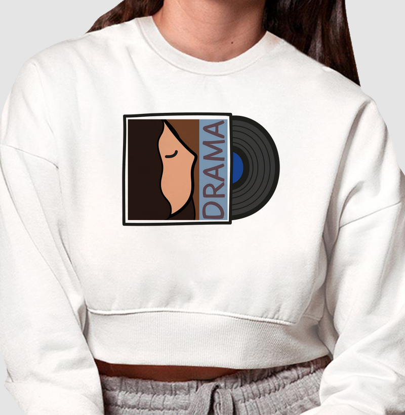 Cropped Moletom Inspiração Bethânia