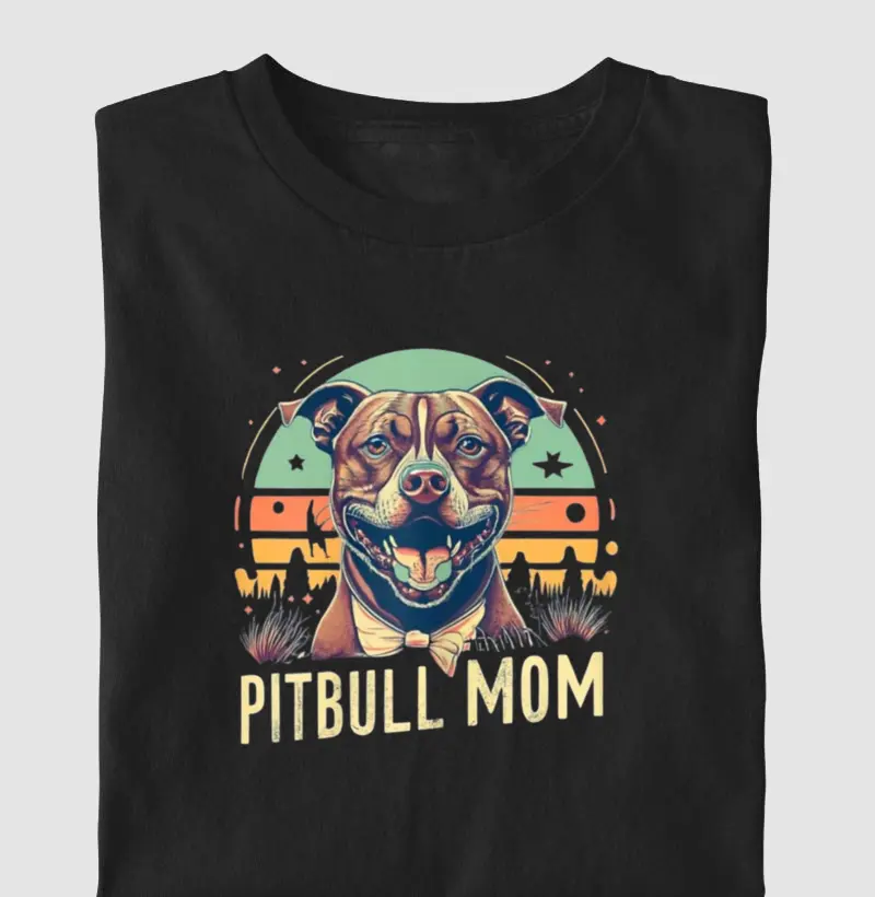 Pit bull Mom vintage