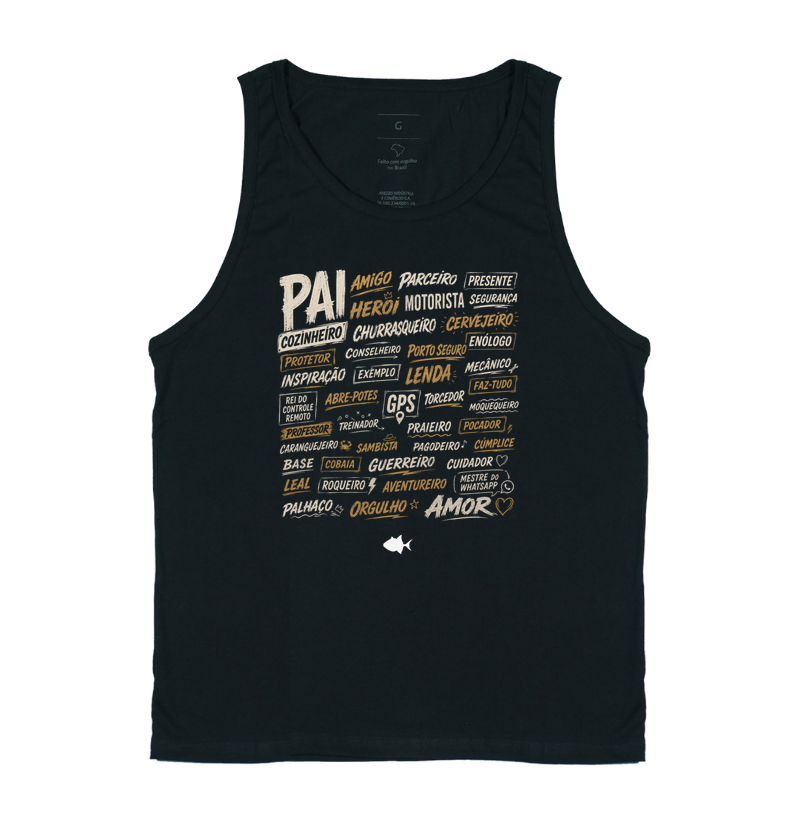 Pai Nuvem de Palavras - Regata - #28934