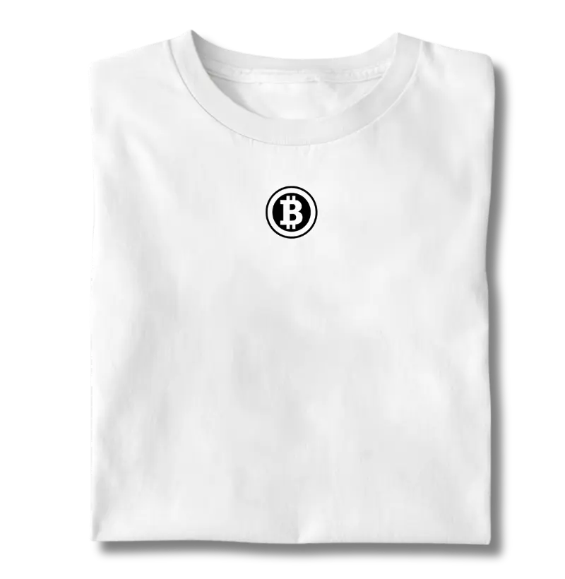 Camiseta Logo Bitcoin Centralizado