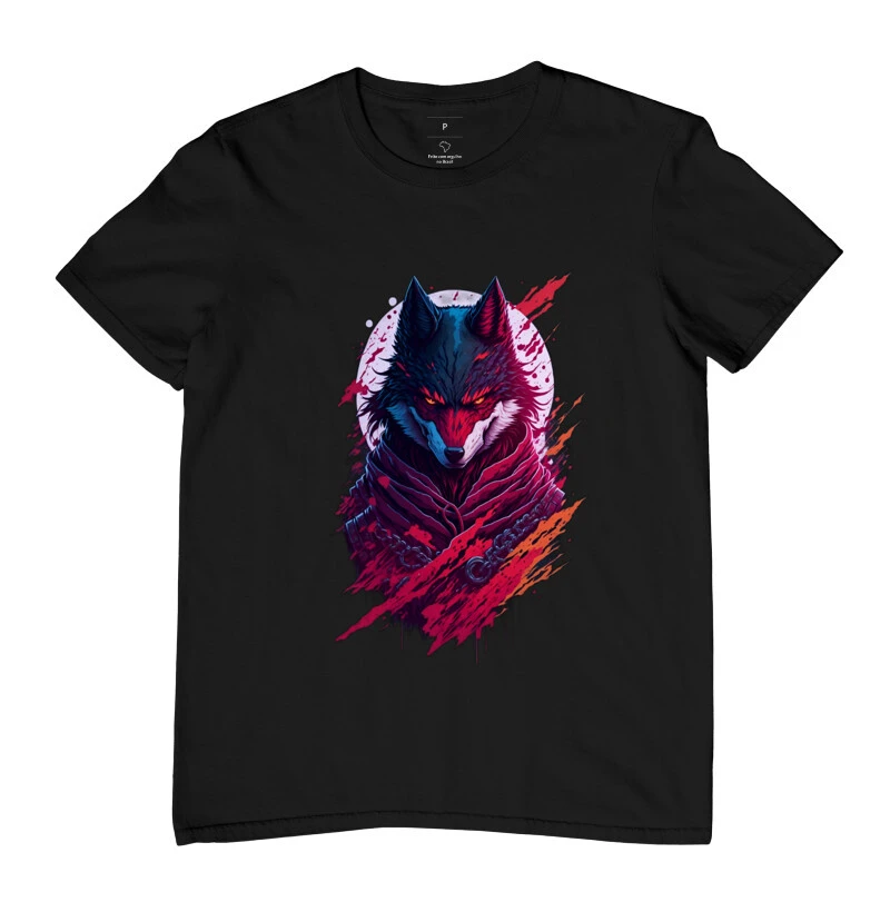 Camiseta Adulta- Lobo Ninja