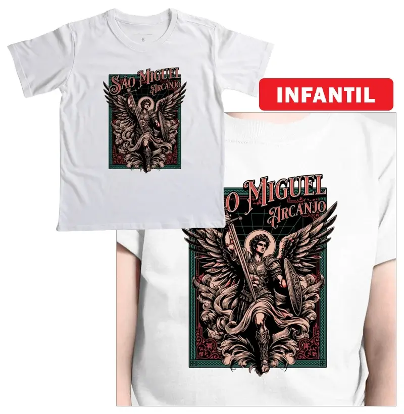 São Miguel Arcanjo Armadura Espiritual Infantil