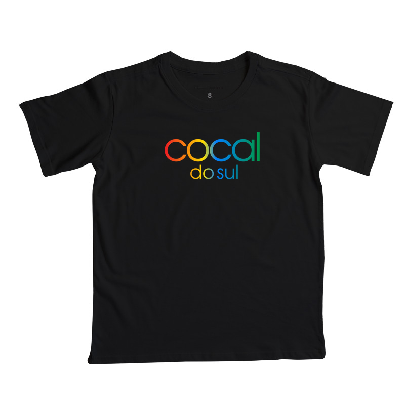 Camiseta Infantil Cocal do Sul Cores da Bandeira
