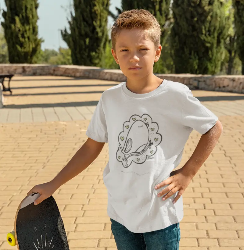Camiseta Infantil Pássarinho by Mírian Cristina