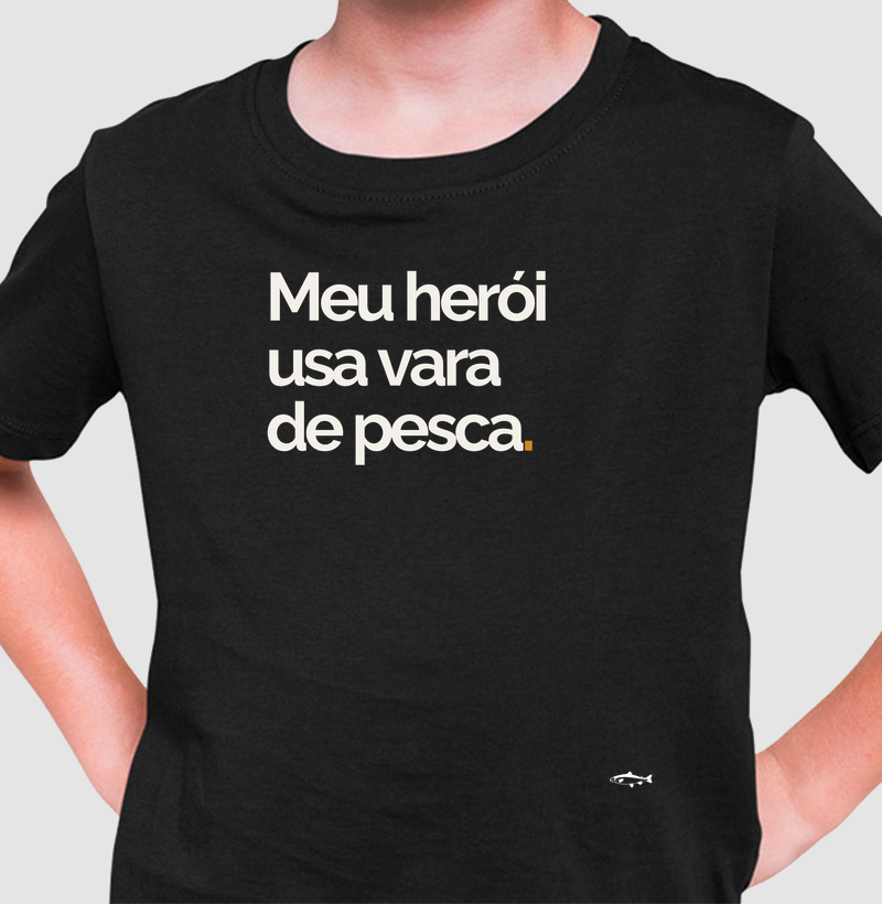 MEU HERÓI USA VARA DE PESCA - FILHO/KIDS