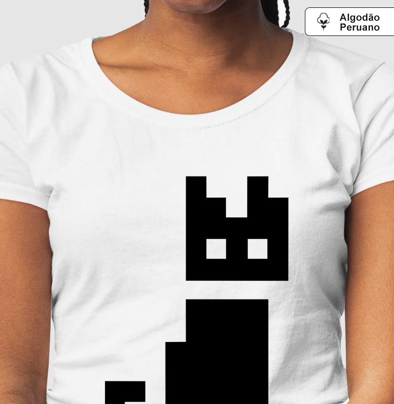 Pixel Cat – Think Tee