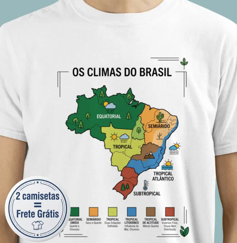 Camiseta Premium Geografia