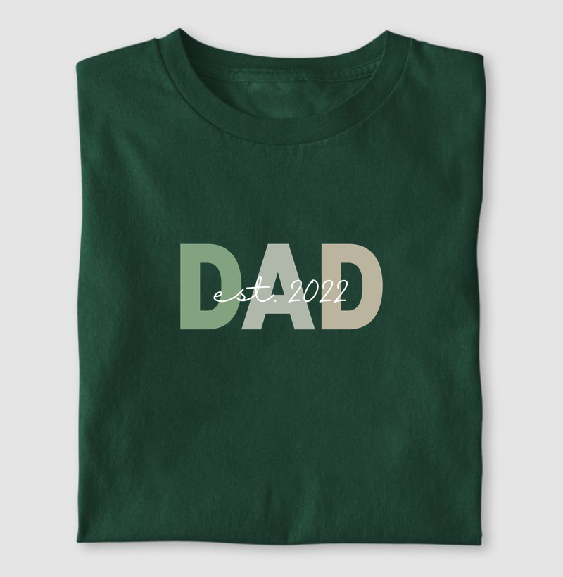 Camiseta Dad Est. 2022