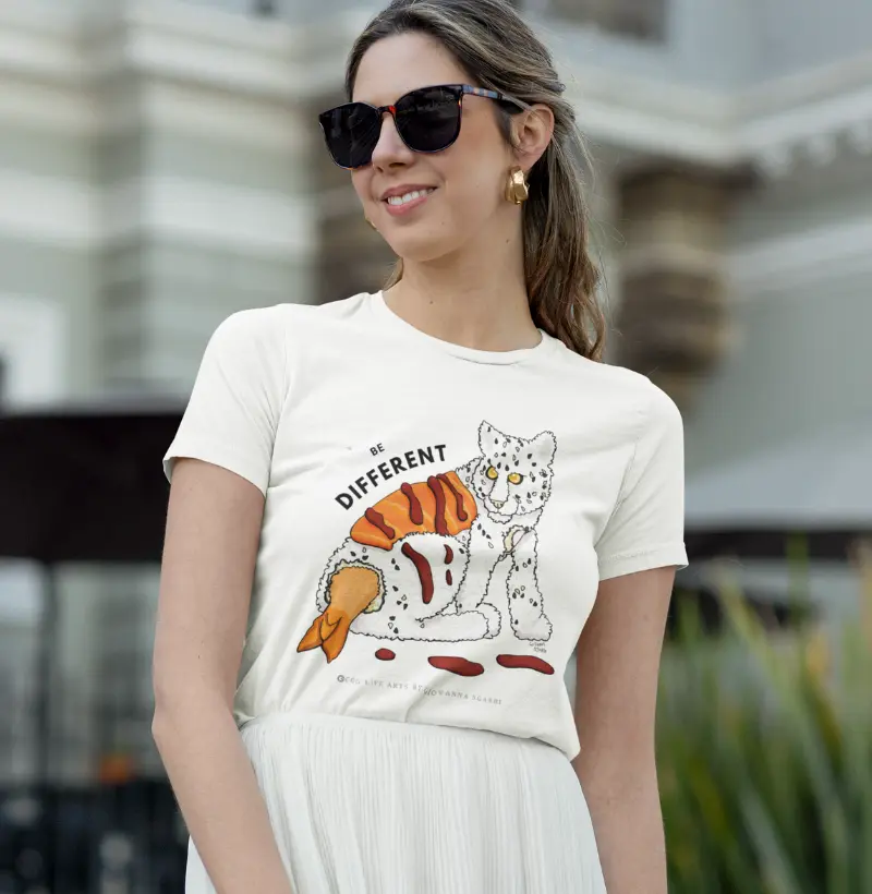 Camiseta Adulto Be Different by Giovanna Sgarbi