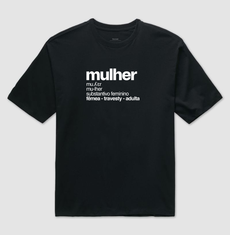[ANTRA] Mulher - Camiseta Oversized