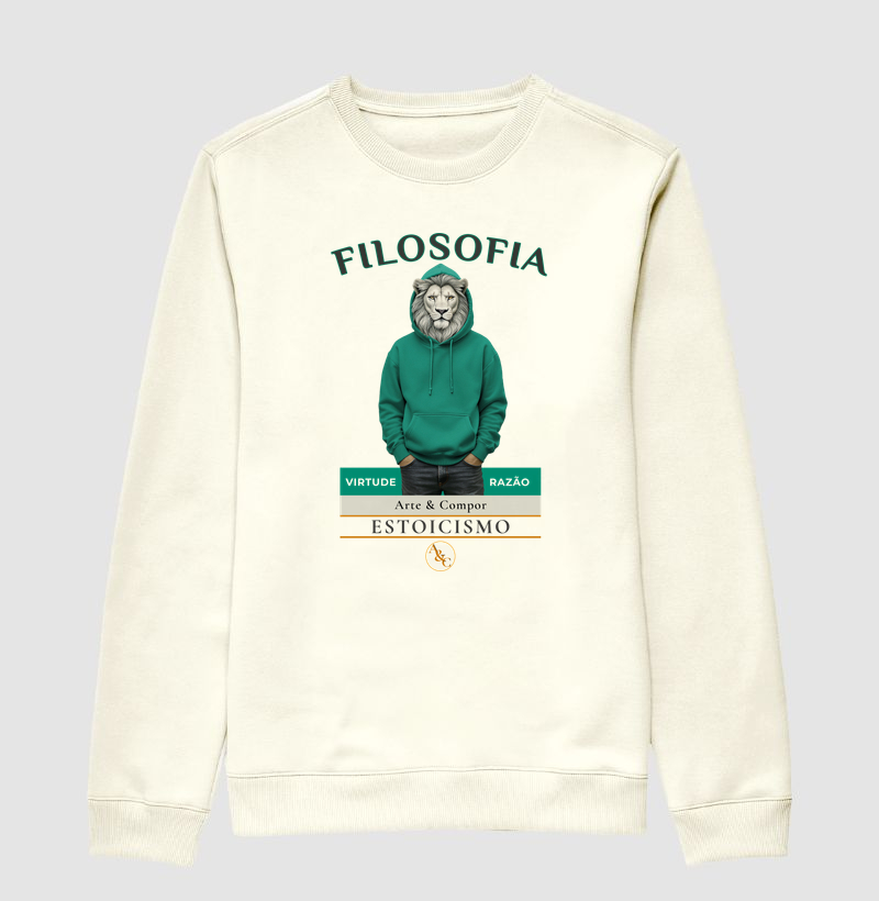 Camiseta Filosofia - Estoicismo -VIRTUDE/RAZÃO