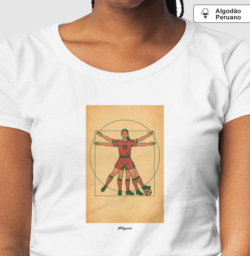 futebol arte - mulher vitruviana