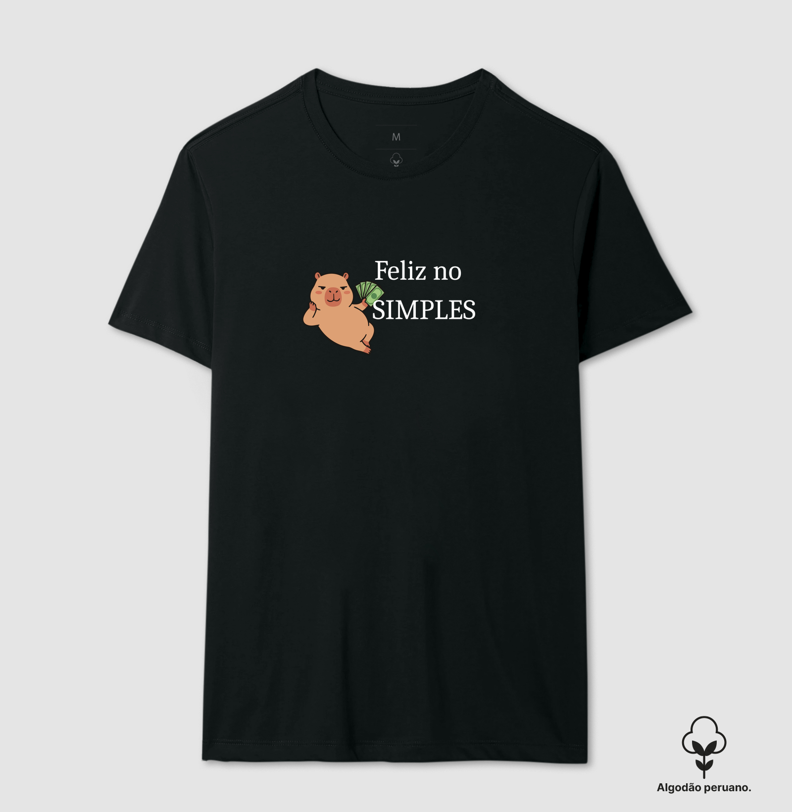 Camiseta Feliz no Simples