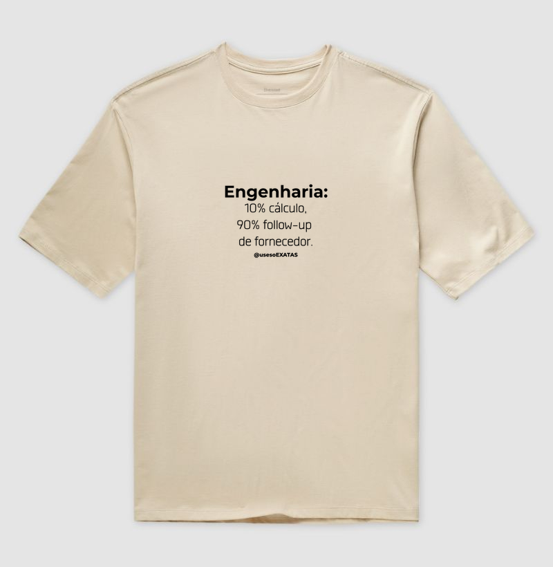 Engenharia: 10% cálculo 90% follow-up de fornecedor