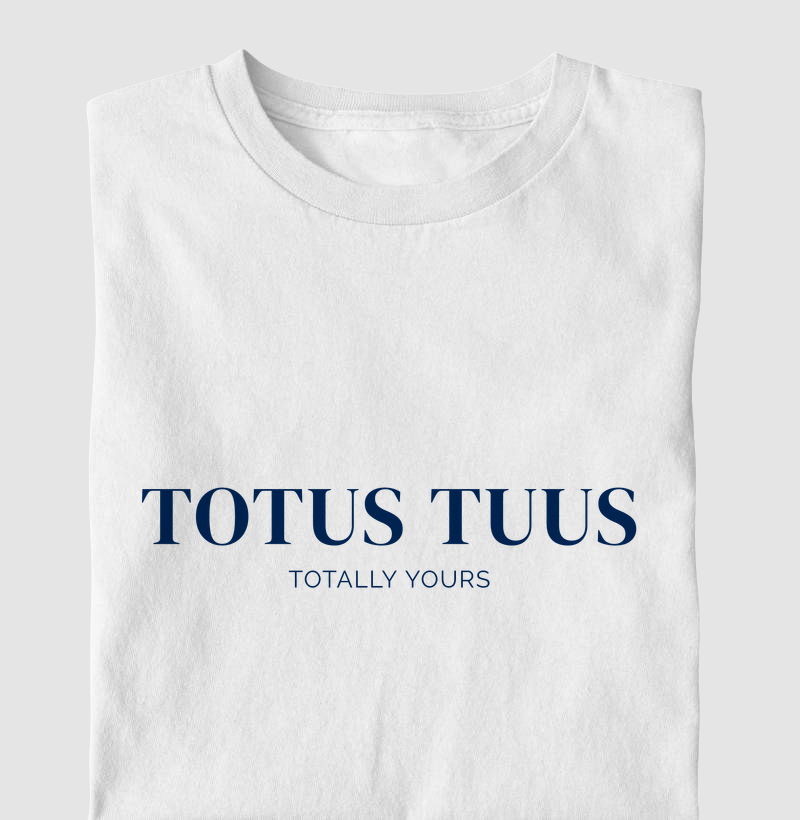 Camiseta "TOTUS TUUS" – Consagração Total