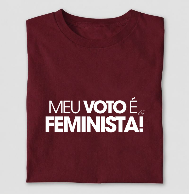 Meu voto é feminista