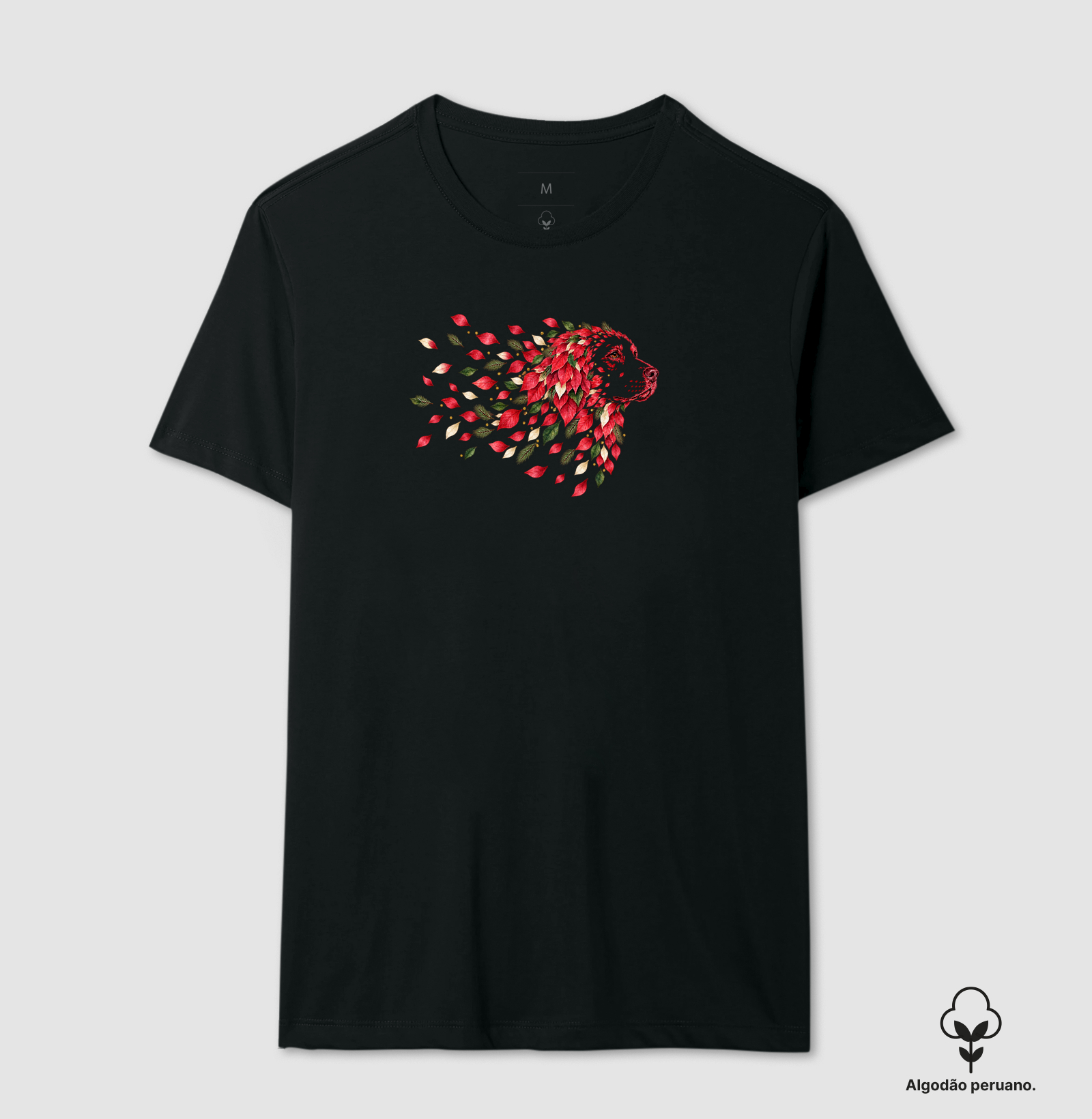 Pétalas de Natal - Camiseta Algodão Peruano