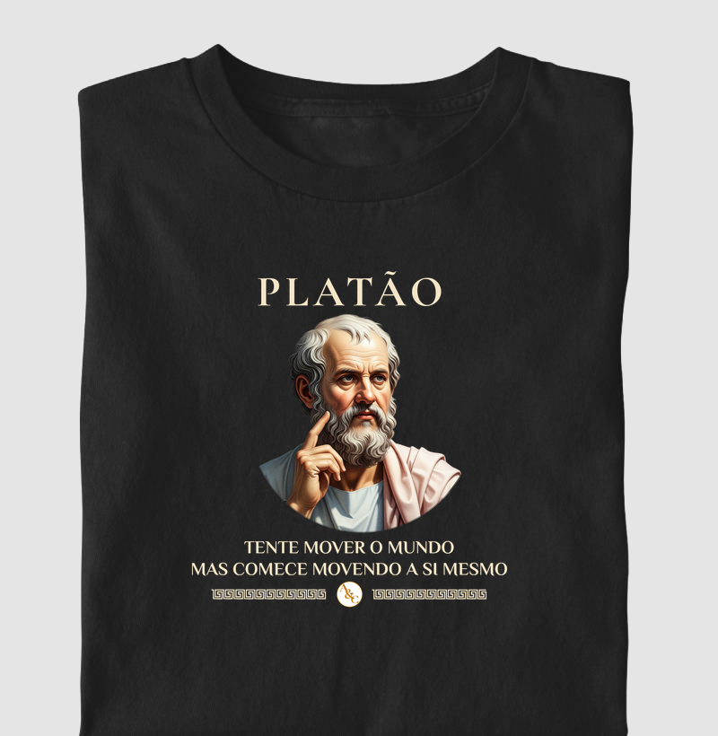 O Primeiro Movimento - Platão | Estampa Filosófica Exclusiva